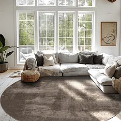 Alfombras redondeadas - Olmedo (gris/beige)