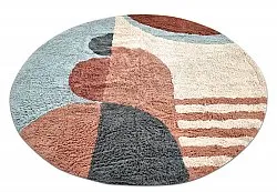 Alfombras redondeadas - Osmery Natural Cotton Shaggy (multi)
