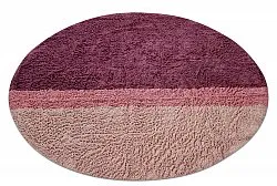 Alfombras redondeadas - Pione Natural Cotton Shaggy (rosa)