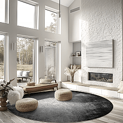 Alfombras redondeadas - Megara (gris)