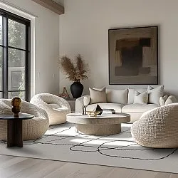 Alfombra Wilton - Rosetta (gris)