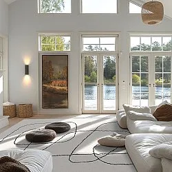 Alfombra Wilton - Rosetta (gris)