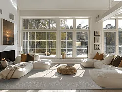 Alfombra Wilton - Santi (beige/blanco)