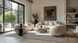 Alfombra Wilton - Santi (beige/blanco)