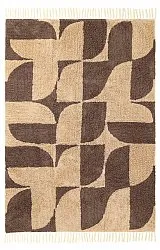 Alfombras de pelo largo - Siberia Natural Cotton Shaggy (beige/marrón)
