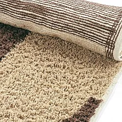 Alfombras de pelo largo - Siberia Natural Cotton Shaggy (beige/marrón)