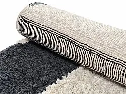 Alfombras de pelo largo - Siberia Natural Cotton Shaggy (offwhite/negro)