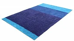 Alfombras de pelo largo - Taro Natural Cotton Shaggy (azul)