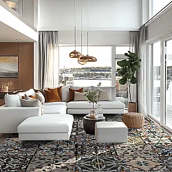 Alfombra Wilton - Tierra (multicolor)