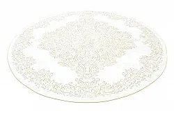 Alfombras redondeadas - Valenza (blanco/beige)