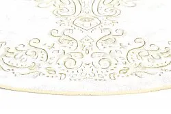 Alfombras redondeadas - Valenza (blanco/beige)