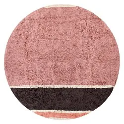 Alfombras redondeadas - Vinci Natural Cotton Shaggy (rosa)