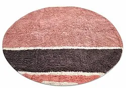 Alfombras redondeadas - Vinci Natural Cotton Shaggy (rosa)
