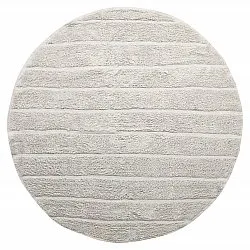 Alfombras redondeadas - Willow Natural Cotton Shaggy (greige)