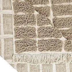 Alfombras de pelo largo - Zola Natural Cotton Shaggy (beige)