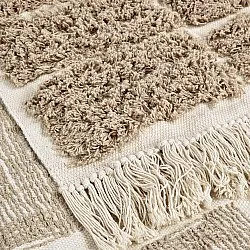 Alfombras de pelo largo - Zola Natural Cotton Shaggy (beige)