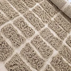 Alfombras de pelo largo - Zola Natural Cotton Shaggy (beige)