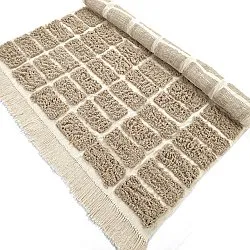 Alfombras de pelo largo - Zola Natural Cotton Shaggy (beige)