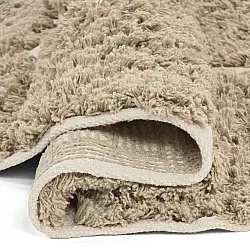 Alfombras redondeadas - Zola Natural Cotton Shaggy (beige)