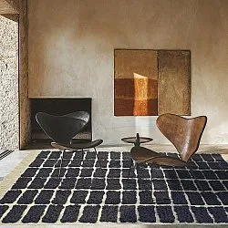 Alfombras de pelo largo - Zola Natural Cotton Shaggy (gris oscuro)