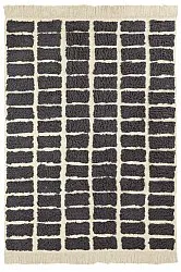 Alfombras de pelo largo - Zola Natural Cotton Shaggy (gris oscuro)