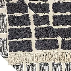 Alfombras de pelo largo - Zola Natural Cotton Shaggy (gris oscuro)