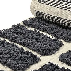 Alfombras de pelo largo - Zola Natural Cotton Shaggy (gris oscuro)