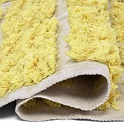 Alfombras de pelo largo - Zola Natural Cotton Shaggy (amarillo)