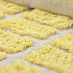 Alfombras de pelo largo - Zola Natural Cotton Shaggy (amarillo)