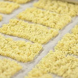 Alfombras de pelo largo - Zola Natural Cotton Shaggy (amarillo)
