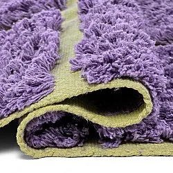 Alfombras de pelo largo - Zola Natural Cotton Shaggy (púrpura)