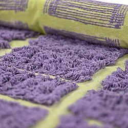 Alfombras de pelo largo - Zola Natural Cotton Shaggy (púrpura)