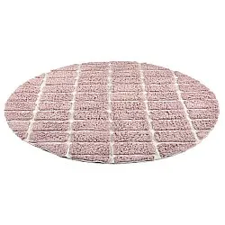 Alfombras redondeadas - Zola Natural Cotton Shaggy (rosa)
