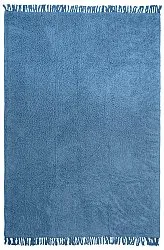 Alfombras de pelo largo - Alba Natural Cotton Shaggy (azul)