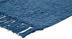 Alfombras de pelo largo - Alba Natural Cotton Shaggy (azul)