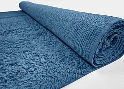 Alfombras de pelo largo - Alba Natural Cotton Shaggy (azul)