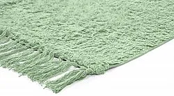 Alfombras de pelo largo - Alba Natural Cotton Shaggy (verde claro)