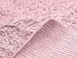 Alfombras de pelo largo - Alba Natural Cotton Shaggy (Rosa claro)