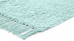 Alfombras de pelo largo - Alba Natural Cotton Shaggy (turquesa)