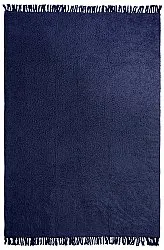 Alfombras de pelo largo - Alba Natural Cotton Shaggy (azul oscuro)