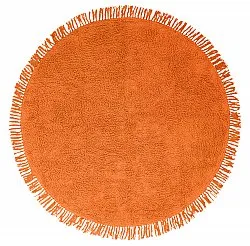 Alfombras redondeadas - Alba Natural Cotton Shaggy (naranja)