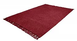 Alfombras de pelo largo - Alba Natural Cotton Shaggy (borgoña)