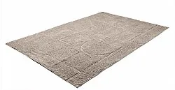 Alfombras de pelo largo - Cremona Natural Cotton Shaggy (gris pardo)