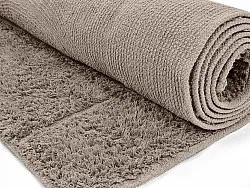 Alfombras de pelo largo - Cremona Natural Cotton Shaggy (gris pardo)