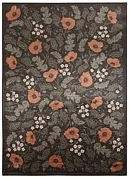 Alfombra Wilton - Poppy (negro)