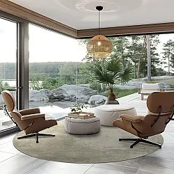 Alfombras redondeadas - Lynton (beige)