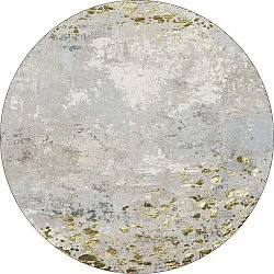 Alfombras redondeadas - Maude (gris/dorado)