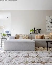Alfombras de pelo largo - Fondi (beige)