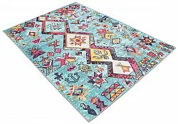 Alfombra Wilton - Misare (azul/multicolor)