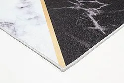 Alfombra Wilton - Savino (negro/blanco/rosa)